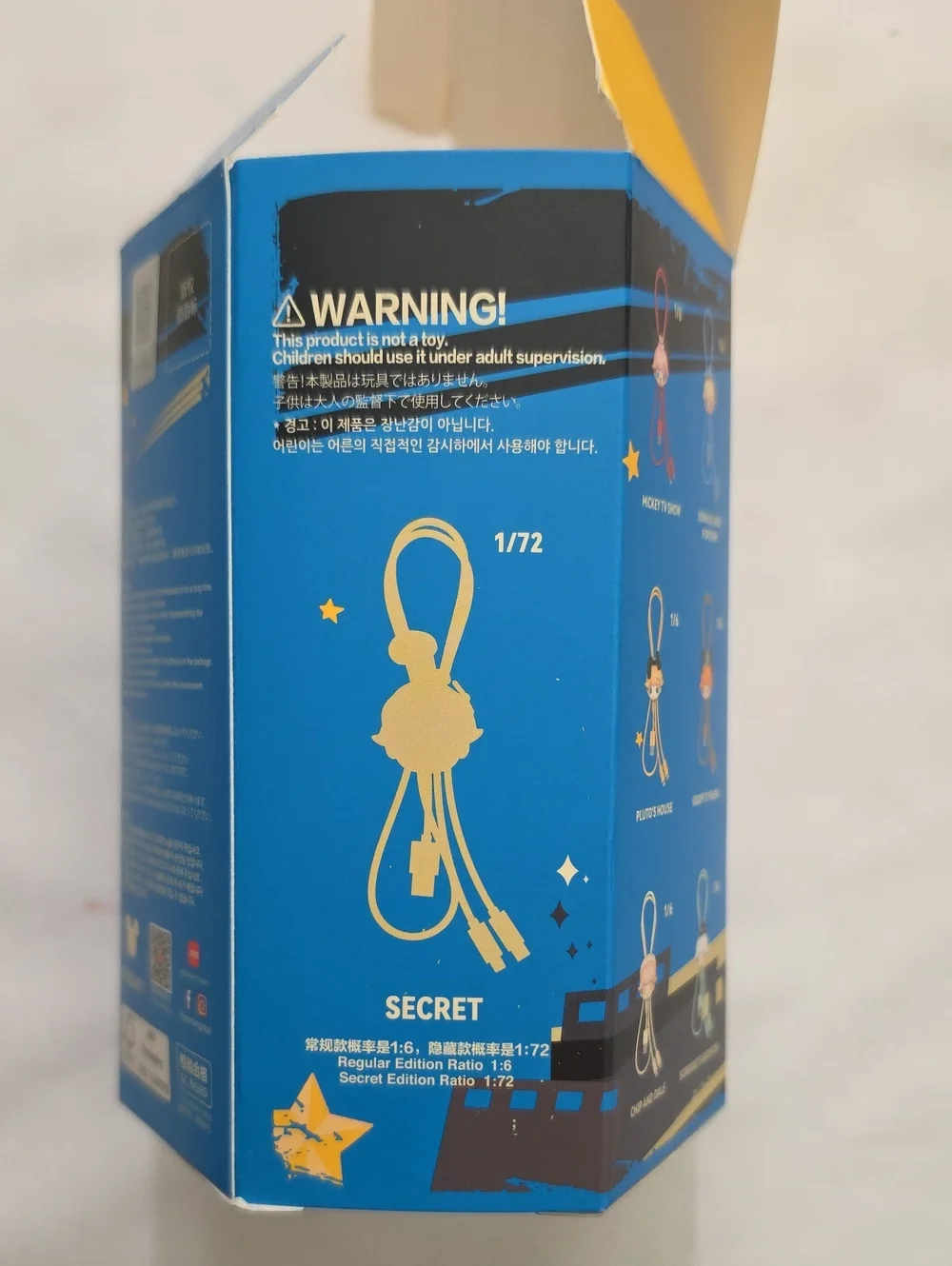 NWT Dimoo World Pop Mart X Disney 2 In 1 Cell Charger Cable Donald Duck Popcorn